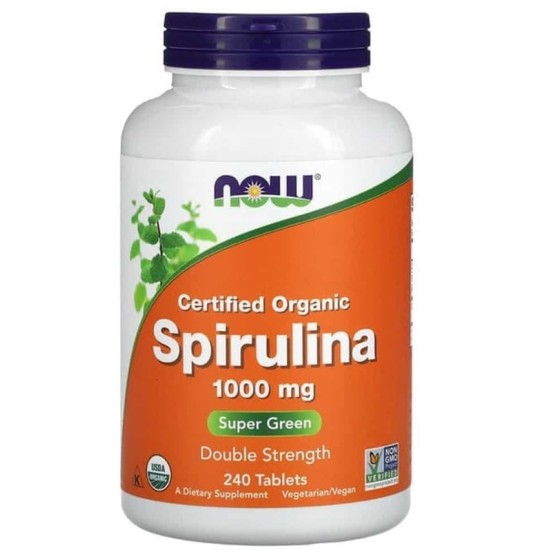 NOW Spirulina 1000 мг / 240 таблетки на изгодни цени NOW Spirulina 1000 мг / 240 таблетки на супер цена