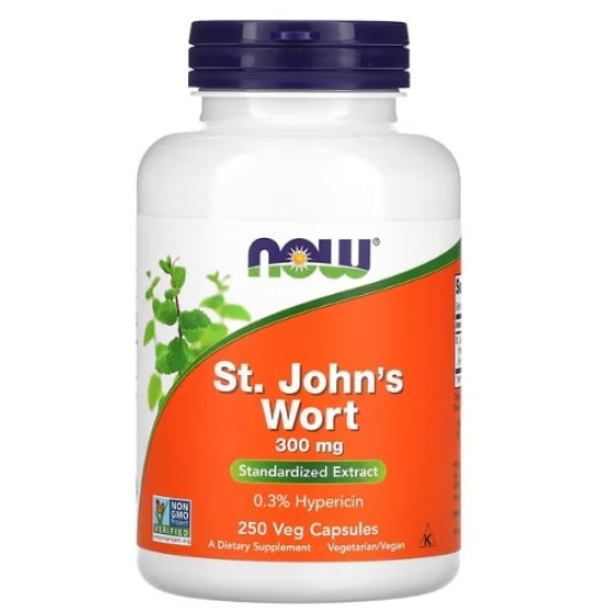 NOW St. John's Wort 300 мг / 250 капсули на супер цена