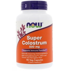 NOW Super Colostrum - 500 мг / 90 капсули