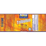 NOW Tribulus Terrestris 500 мг / 100 капсули на супер цена
