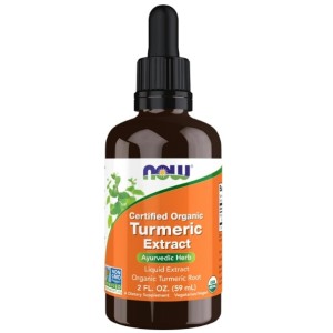 NOW Turmeric Extract Liquid | Certified Organic 59 мл NOW Turmeric Extract Liquid | Certified Organic 59 мл