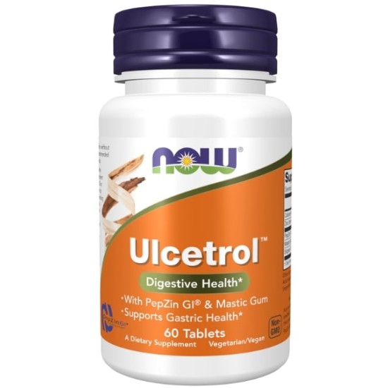 NOW Ulcetrol™ | With PepZin G 60 таблетки на супер цена