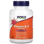NOW Vitamin K-2 100 мкг / 250 капсули на супер цена
