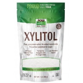 NOW Xylitol Powder | 100% Pure 454 гр