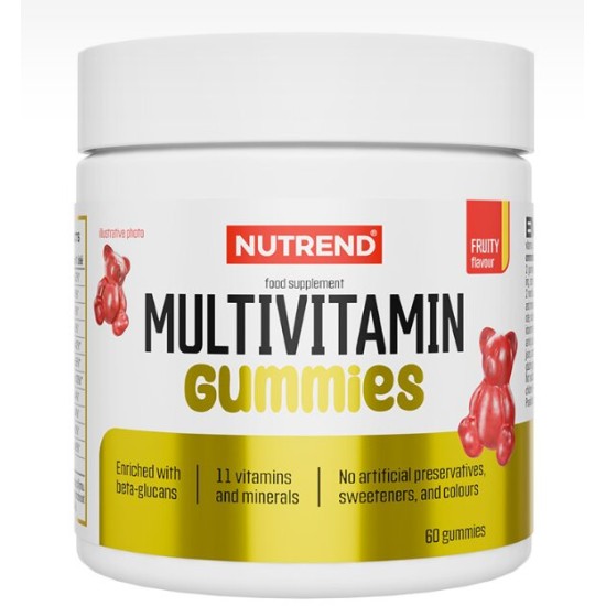 NUTREND Multivitamin Gummies 60 желирани бонбони на изгодни цени NUTREND Multivitamin Gummies 60 желирани бонбони на супер цена