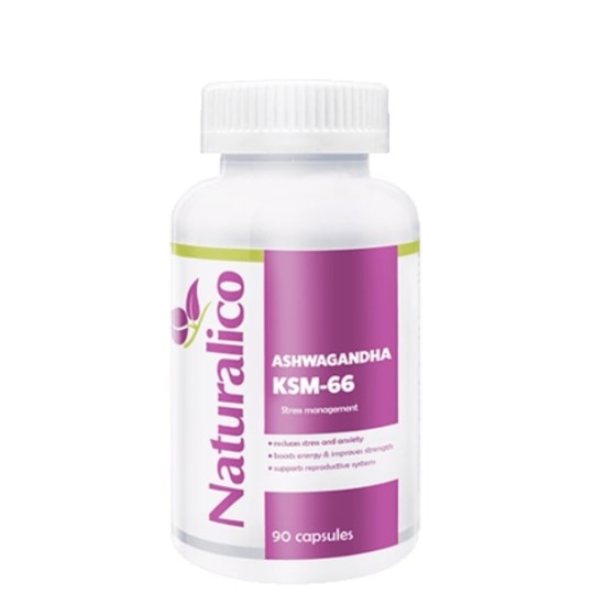 NATURALICO Ashwagandha KSM-66 90 капсули на супер цена