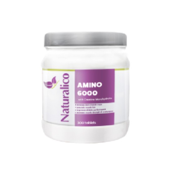 Naturalico Amino 6000 + Creatine Monohydrate / 300 таблетки на изгодни цени Naturalico Amino 6000 + Creatine Monohydrate / 300 таблетки на супер цена