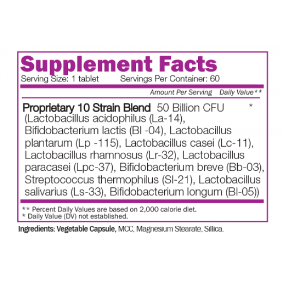 Naturalico Probiotic 50 Bilion 60 таблетки на супер цена