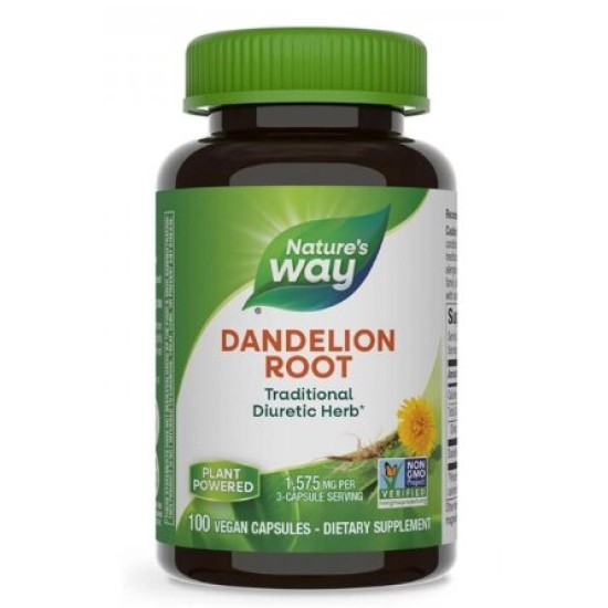 Natures Way Dandelion Root/ Глухарче (корен) 525 mg х 100 капсули на супер цена