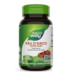 Natures Way Pau d' Arco Inner Bark 100 капсули Natures Way Pau d' Arco Inner Bark 100 капсули