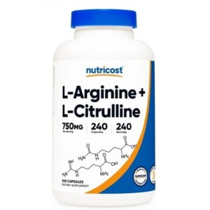 Nutricost L-Arginine + L-Citrulline 240 капсули