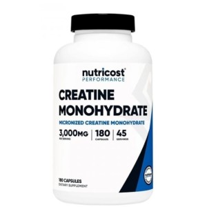 Nutricost Creatine Monohydrate 3000 мг / 180 капсули