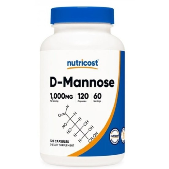 Nutricost D-Mannose 500 мг / 120 капсули на супер цена
