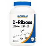 Nutricost D-Ribose 2800 мг / 240 капсули на супер цена