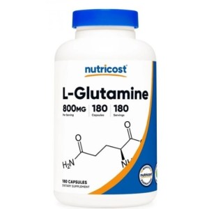 Nutricost L-Glutamine 800 мг / 180 капсули
