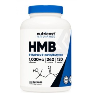 Nutricost HMB 500 мг / 240 капсули Nutricost HMB 500 мг / 240 капсули