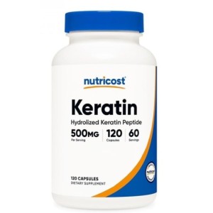 Nutricost Keratin 250 мг / 120 капсули