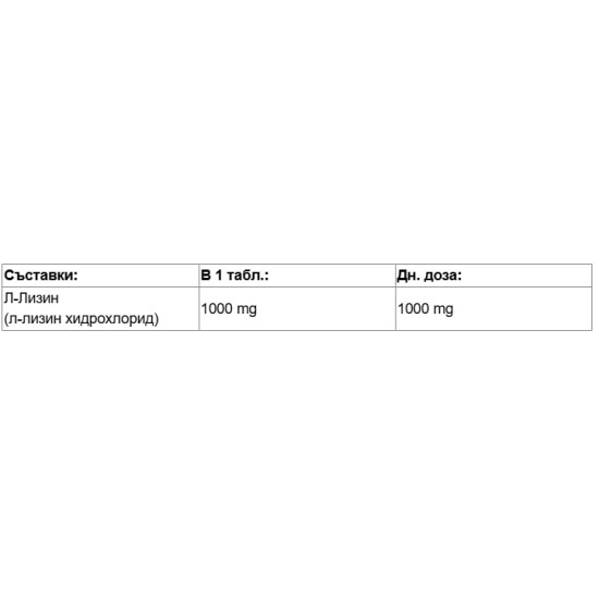 Nutricost L-Lysine 1000 мг / 240 таблетки на изгодни цени Nutricost L-Lysine 1000 мг / 240 таблетки на супер цена
