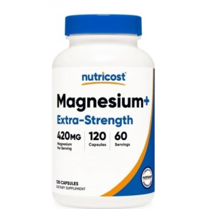 Nutricost Magnesium Extra Strength 420 мг / 120 капсули