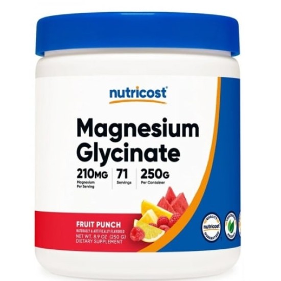 Nutricost Magnesium Glycinate Powder 250 гр на супер цена