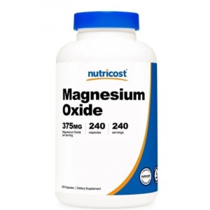 Nutricost Magnesium Oxide 375 мг / 240 капсули