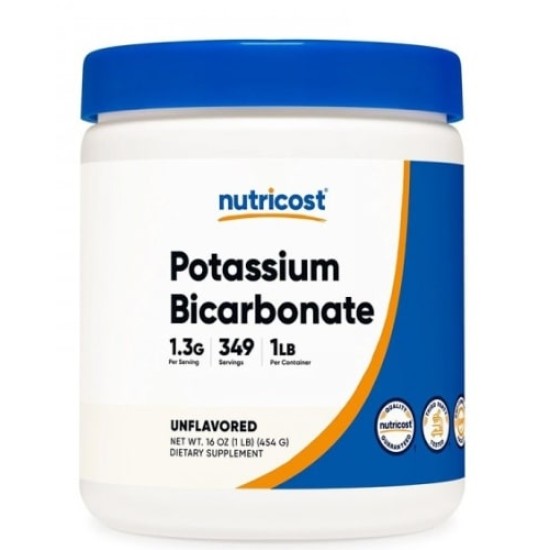 Nutricost Potassium Bicarbonate Powder 454 гр на изгодни цени Nutricost Potassium Bicarbonate Powder 454 гр на супер цена