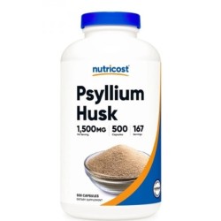 Nutricost Psyllium Husk 1500 мг / 500 капсули