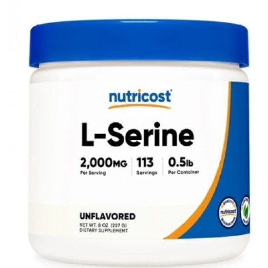 Nutricost L-Serine Powder 227 гр на изгодни цени Nutricost L-Serine Powder 227 гр на супер цена
