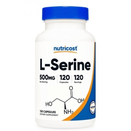 Nutricost L-Serine 500 мг / 120 капсули на супер цена