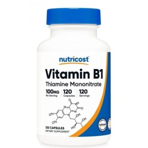 Nutricost Vitamin B1 100 мг / 120 капсули