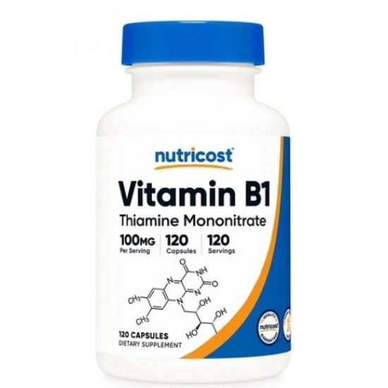 Nutricost Vitamin B1 100 мг / 120 капсули на супер цена