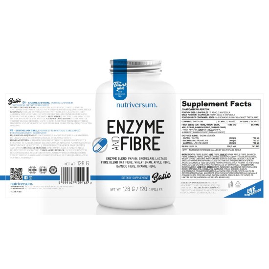 Nutriversum Enzyme And Fibre Blend на супер цена