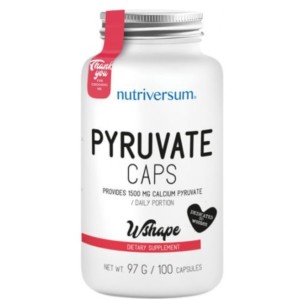 Nutriversum Pyruvate Caps | Calcium Pyruvate - 100 caps / 50 serv