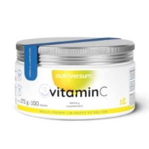 Nutriversum Vitamin C 1000 | with Rose Hips - 100 tabs / 100 servs
