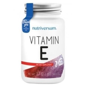 Nutriversum Vitamin E 60 mg - 60 tabs / 60 servs