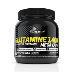OLIMP L-Glutamine Mega Caps 1400 мг / 300 капсули OLIMP L-Glutamine Mega Caps 1400 мг / 300 капсули