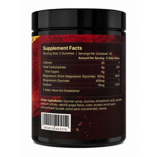 Optimal Supplements Magnesium Glycinate 90 желирани бонбони на супер цена