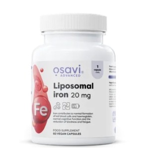 Osavi Liposomal Iron 20 мг | as Iron Bisglycinate 60 капсули Osavi Liposomal Iron 20 мг | as Iron Bisglycinate 60 капсули