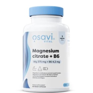 Osavi Magnesium Citrate 375 mg + B6 | P-5-P 90 капсули