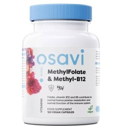 Osavi MethylFolate &amp; Methyl-B12 | with Quatrefolic® - 120 Caps