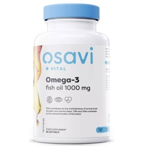 Osavi Omega 3 Fish Oil 1000 mg / Lemon Flavor - 60 Softgels