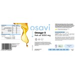 Osavi Omega 3 Fish Oil 1000 mg / Lemon Flavor - 60 Softgels на супер цена
