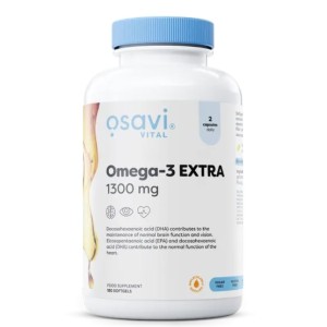 Osavi Omega-3 Extra 1300 мг / 180 гел капсули Osavi Omega-3 Extra 1300 мг / 180 гел капсули