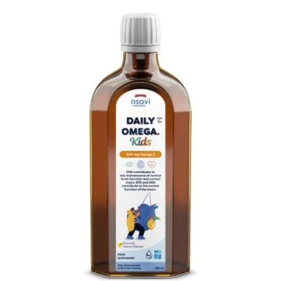 Osavi Daily Omega Kids Liquid | Nаtural Lemon Flavored 250 мл на изгодни цени Osavi Daily Omega Kids Liquid | Nаtural Lemon Flavored 250 мл на супер цена