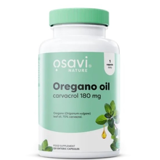 Osavi Oregano Oil 257 мг | 70% Carvacrol 120 капсули на супер цена