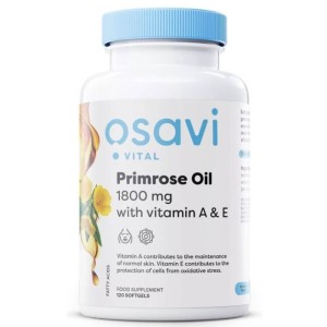 Osavi Primrose Oil 1800 мг | with Vitamin A & E 120 гел капсули Osavi Primrose Oil 1800 мг | with Vitamin A & E 120 гел капсули