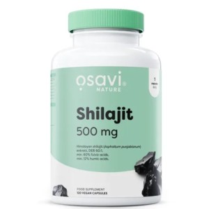 Osavi Shilajit 500 мг | 60:1 Extract with 60+% Fulvic Acids 120 капсули