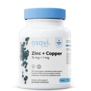 Osavi Zinc + Copper | L-OptiZinc® 60 капсули Osavi Zinc + Copper | L-OptiZinc® 60 капсули