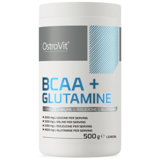 OstroVit BCAA + GLUTAMINE Powder 500 гр / 50 Дози на супер цена