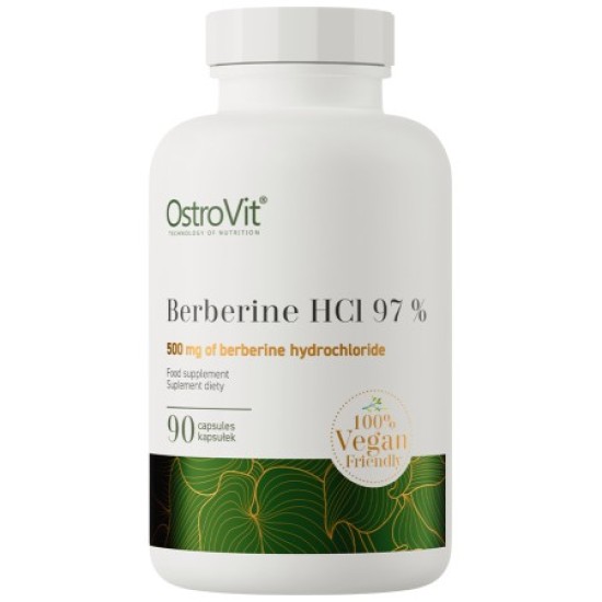 OstroVit Berberine HCl 500 mg | 97% Berberis Root Extract 90 капсули на супер цена